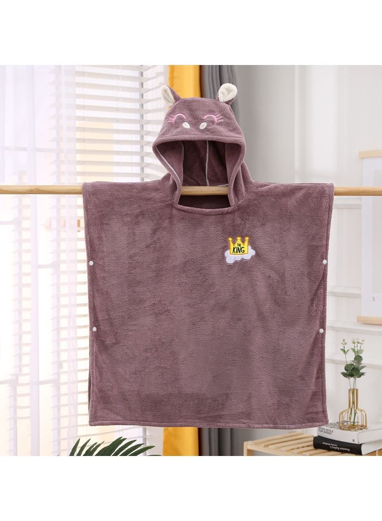 منشفة حمام مع غطاء قماش فائق النعومة على شكل كرتون