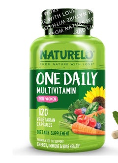 NATURELO NATURELO One Daily Multivitamin for Women,120 Vegetable Capsules 