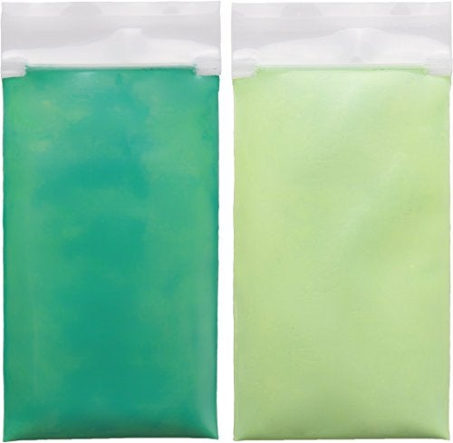 Art 'N Glow Thermochromic Pigment Color Changing Powder - 20 Grams - Heat Sensitive Great for Art - DIY Crafts - Art Projects & Party Decorations - 10+ Colors Available - (Green to Yellow) - Image 1