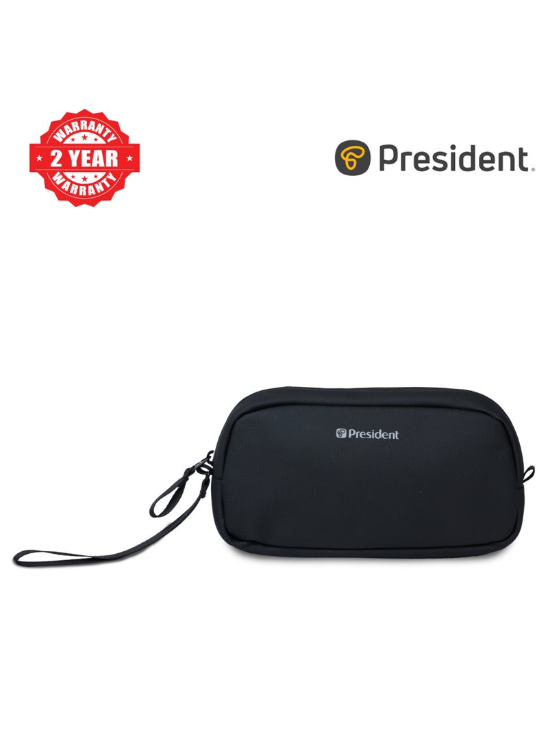 PRESIDENT Men's clutch bags are fashionable large-capacity handbags, suitable for both business and casual use ( BLACK ) HBP3066 - Image 1