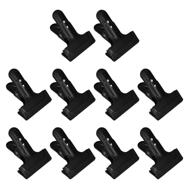 Heavy Duty Metal Spring Clamps 10pcs with Rubber Tips for Photography Backdrop Stand - Image 2