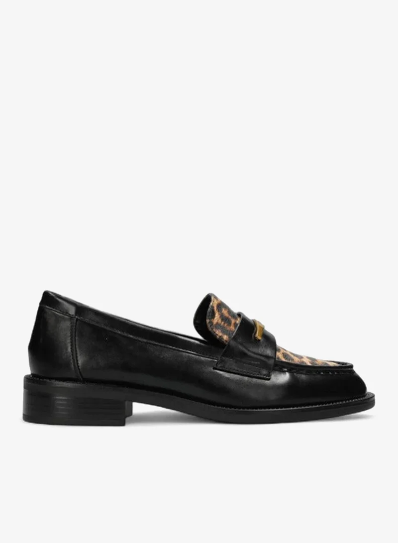 مكس أحذية لوفرز سهلة الارتداء بطبعة حيوانات