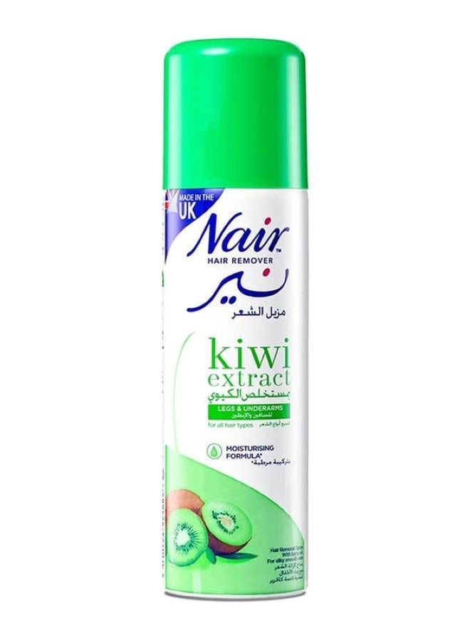 Nair Kiwi Extract Legs & Body Hair Removing Spray 200 ML - Image 5