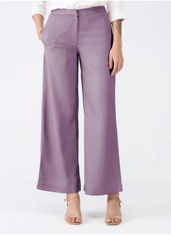 Salt Attire Women's Mid-Rise Wide Leg Trousers with Stylish Fly Front Zip Closure and Side Inseam Pockets Comfortable, Elegant Pants for Office Wear, Business Meetings, and Formal Occasions - pzsku/Z838F4130CB9EE23D9E66Z/45/_/1739613132/f83a63a2-1dd8-4e76-b7f5-566848196916