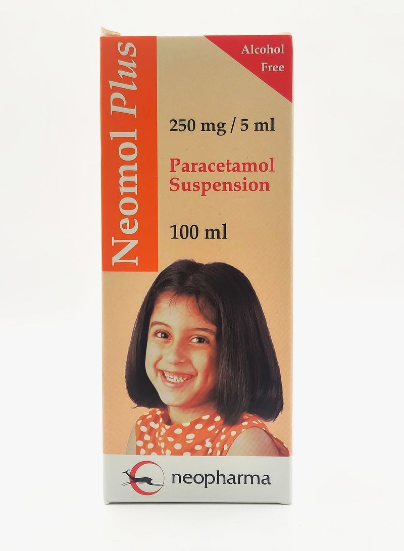 NEOPHARMA Neomol Plus PARACETAMOL 250MG/5ML 100ML