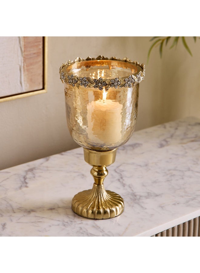 Home Box Iras Elara Decorative Hurricane - 16x16x28 cm - Image 1