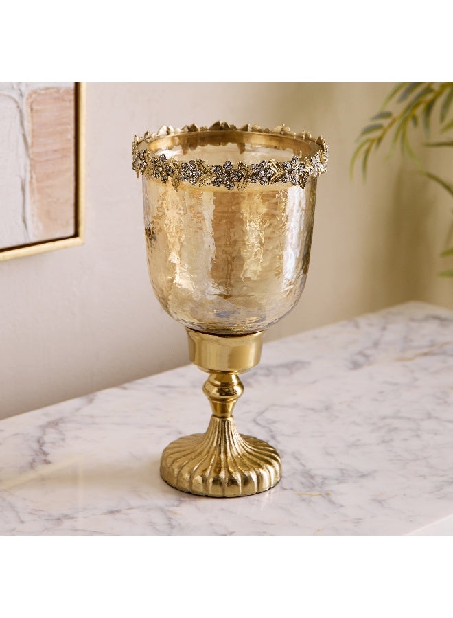 Home Box Iras Elara Decorative Hurricane - 16x16x28 cm - Image 2