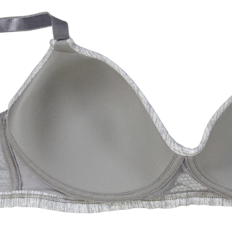 Hanes womens Oh So Light Foam Comfortflex Fit Wirefree Mhg521 Bra, Black/Nude, Medium US - Image 5