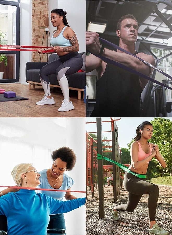 POWER GUIDANCE Resistance Bands, Pull Up Bands,Assistance Bands, Workout Band, Exercise Band, Resistance Band Set for Legs, Working Out, Muscle Training, Physical Therapy, Shape Body - Image 4