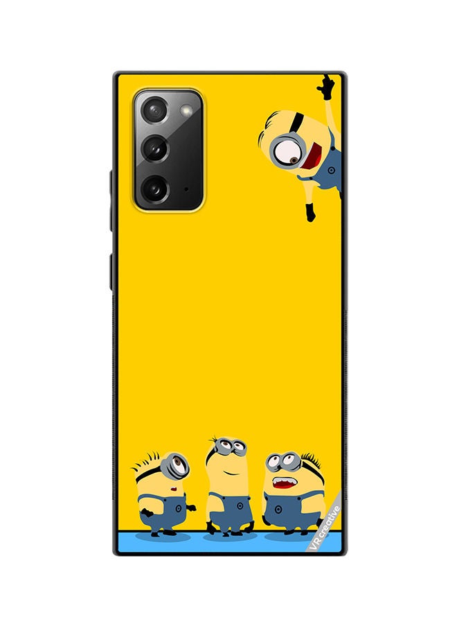 VR CREATIVE Protective Case Cover For Samsung Galaxy Note20 5G Minions Design Multicolour - Image 1