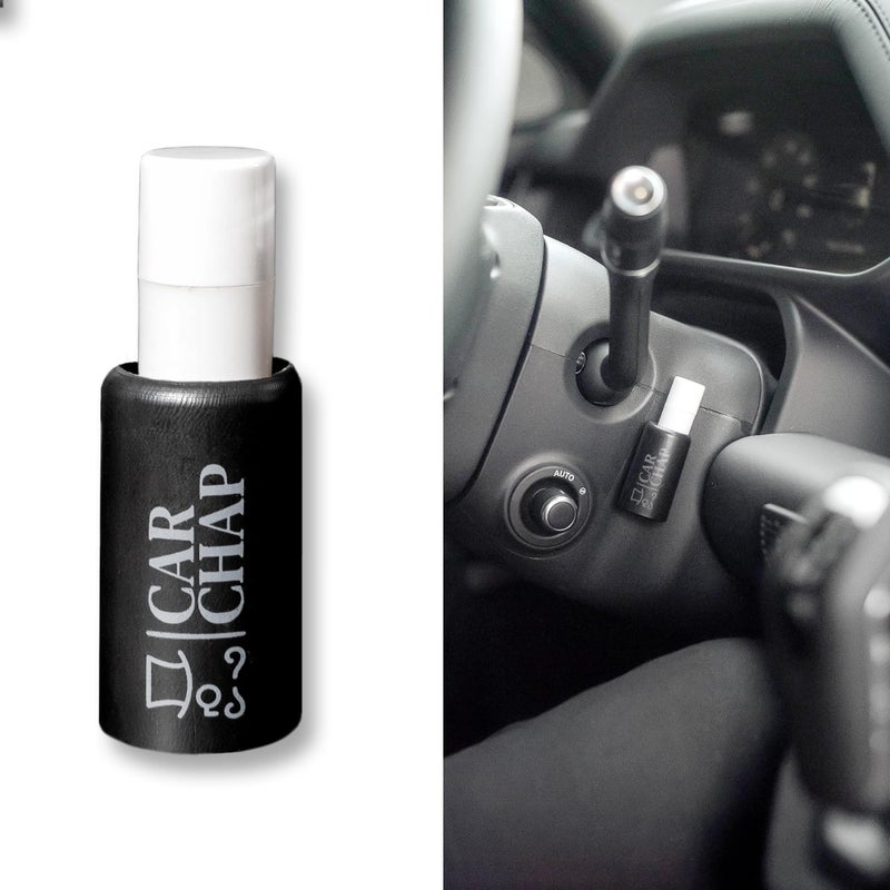 Car Chap CarChap Car Lip Balm Holder THE ORIGINAL Lip Gloss Holder for Car Mess Free in the Heat Featured in Car and Driver USA Made Patent Pending Interior Car Accessories for Women BLACK 1 Unit - Image 3