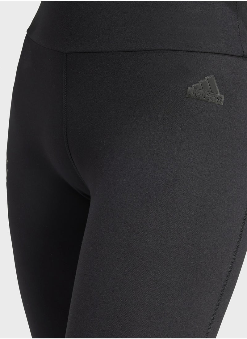Adidas Signature Graphic High Waist 7/8 Leggings  - Image 4