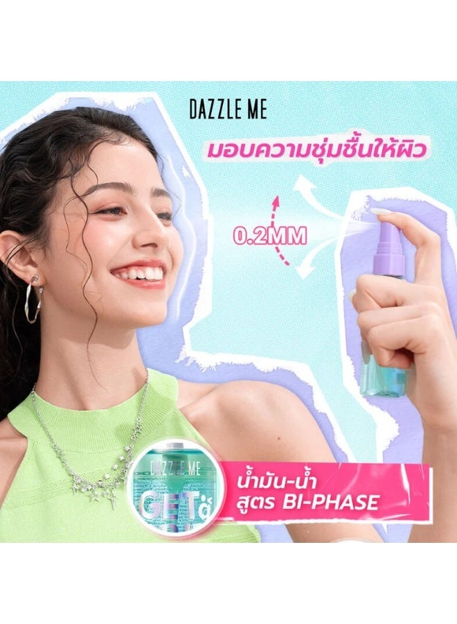 Dazzle Me Get a Grip! Hydro Fix Makeup Setting Spray 60ml | Hydrating Makeup Fixer Mist for Long-Lasting Fresh & Flawless Look - Image 4