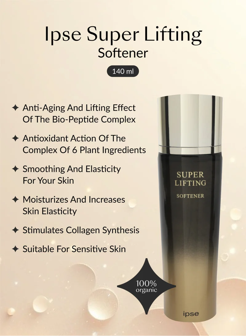 Ipse Korean Premium Super Lifting Face & Neck Serum - Skin Care Anti Aging Facial Brightening Rejuvenation Serum - Wrinkle with Peptide Complex