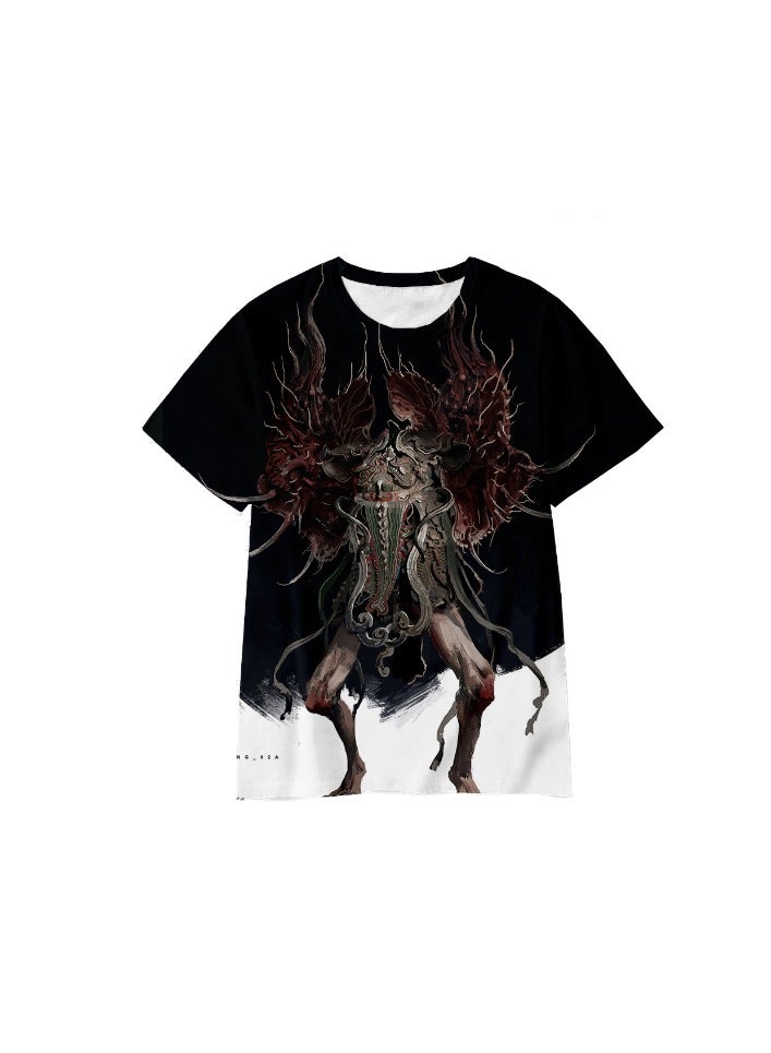 Black Myth Wukong Game Quick Drying Short Sleeved T-shirt for Men And Women 