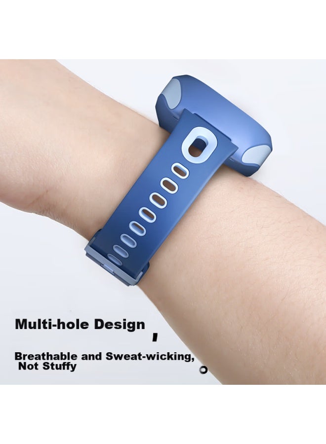 Canghua متوافق مع سوار ساعة Xiaomi Mijia الذكية للأطفال، شريط ساعة Mijia C7a ، سوار سيليكون رياضي قابل للتنفس، برتقالي - Image 5