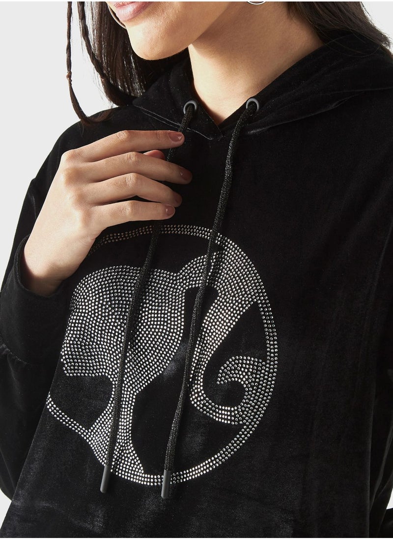 SP Characters - Barbie Embroidered Hooded Dress - Image 1
