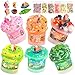 Joytry Capybara Slime Kit 20oz Total Slime Sensory Stress Relief Kit Includes 6 Different Texture Slimes Glow in The Dark Slime with Cute Addins ASMR Perfect Slime Kit for Girls Ages 812 - Image 3