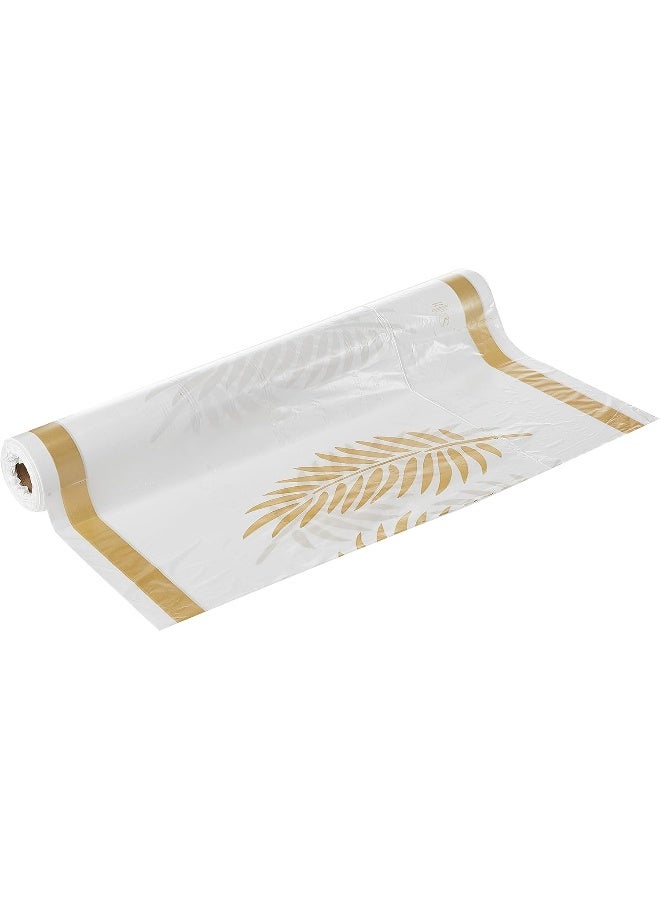 HOME CHOICE Disposable Printed Sufra Roll, Pack of 3KG Roll, Table Cover, Perforated Plastic  - Image 1