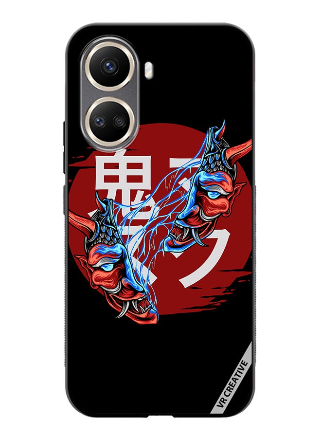 VR CREATIVE Protective Case Cover For Huawei Nova 10 SE Cracked Mask Design Multicolour - Image 1