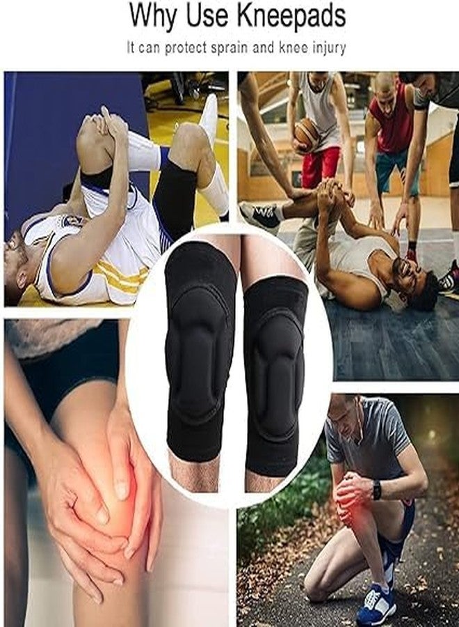TAMADAA HR MALL Knee caps for women men Anti-Collision Cushion Knee pain Pad Supports Safety Guard Protector Running,Walking, Dancing, Gym (Black) (1 Pair) - Image 4