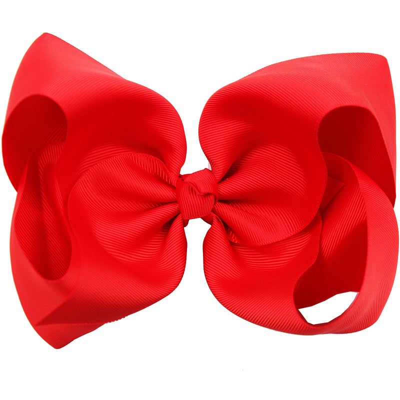 Generic Kids 8inch Large Bow Hair Clip Flower Accessories 10 (235 color number 