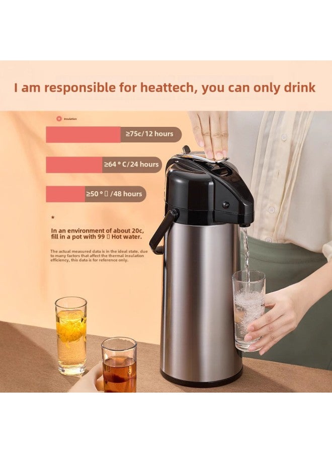Press-Type Hot Water Water Kettle Thermos Water Kettle Air Pressure Hot Water Bottle Large Capacity Household Tea Bottle Boiling Water Bottle Thermos Water Kettle-Color:[supports Private/build Group Purchase Customization ★ One Can Be Printed.] Consult Customer Service-Capacity:Default Items - Image 2