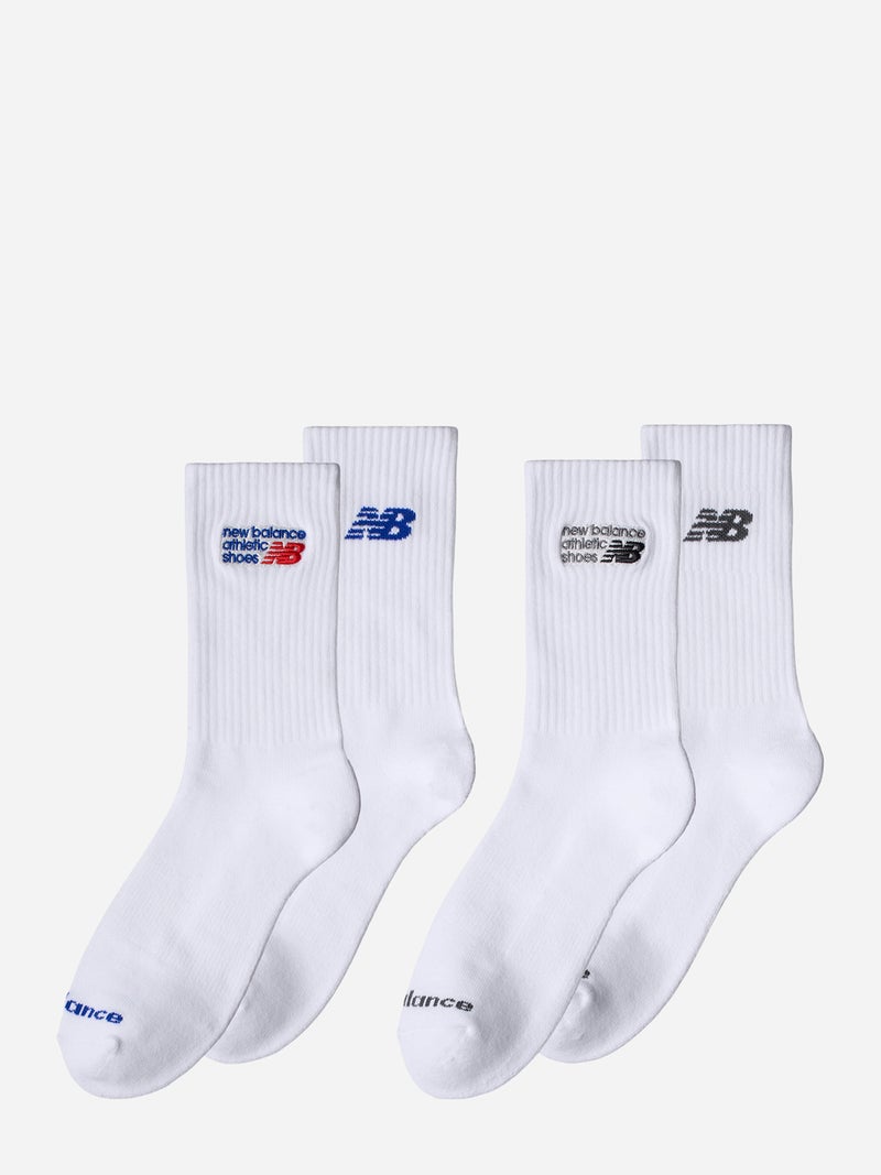 New Balance Pack of 2 - Embroidery Graphic Midcalf Socks - Image 2