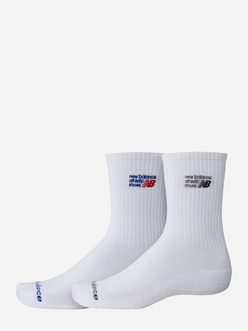 New Balance Pack of 2 - Embroidery Graphic Midcalf Socks - Image 1