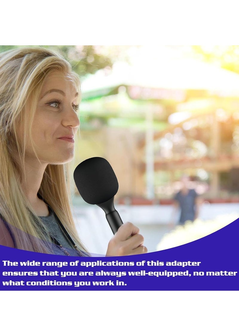 JAJEEK Universal Handheld Interview Adapter – Wireless Lavalier Microphone Stand for Interviews, Handheld Holder for Go I/II Wireless, Rode Wireless Me/Pro, DJI 1/2 Microphone – Adjustable, Lightweight, and Secure Grip for Professional Audio Recording - Image 5