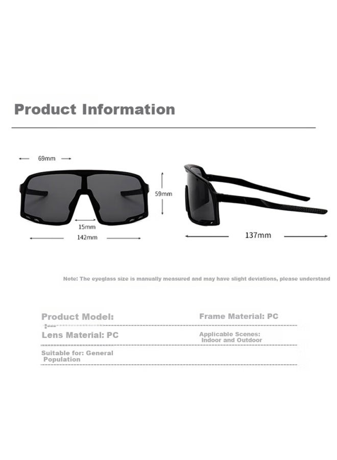Lovecraft Kids Cycling Sunglasses White Frame Colorful Lens Teenager Sports Outdoor Sun Protection Windproof Sunglasses - Image 1