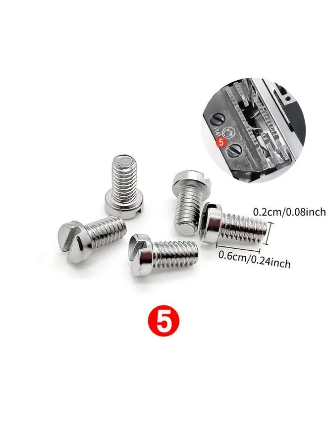 Needle Plate Screws 5pcs Set For Sewing Machine Synchronous Car Upper Needle - Image 4