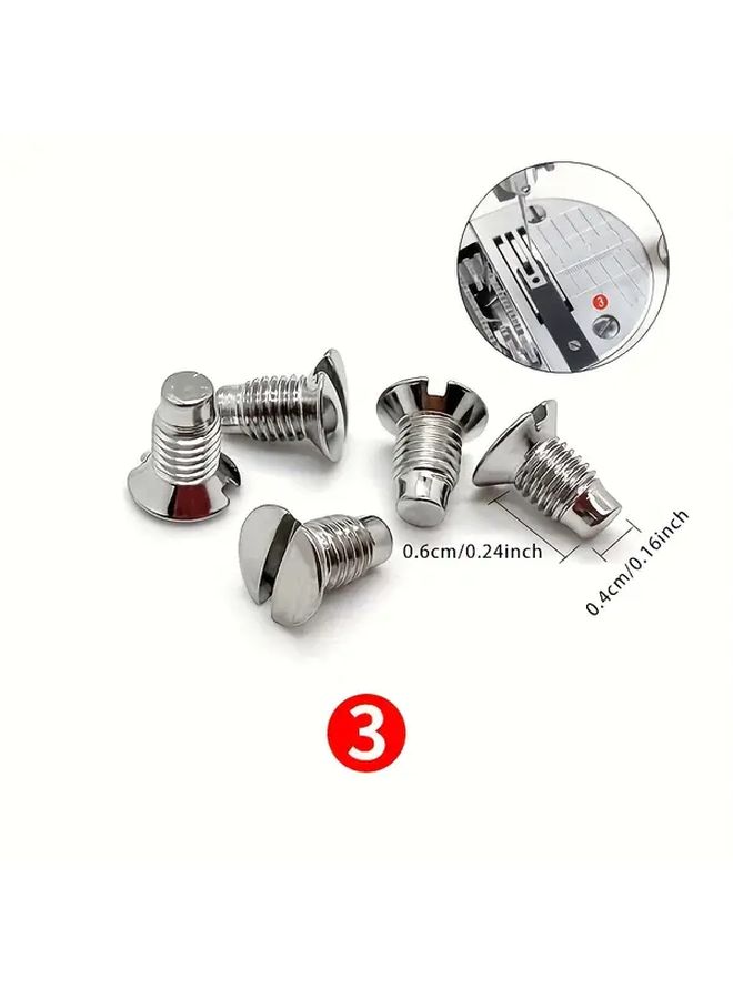 Needle Plate Screws 5pcs Set For Sewing Machine Synchronous Car Upper Needle - Image 2
