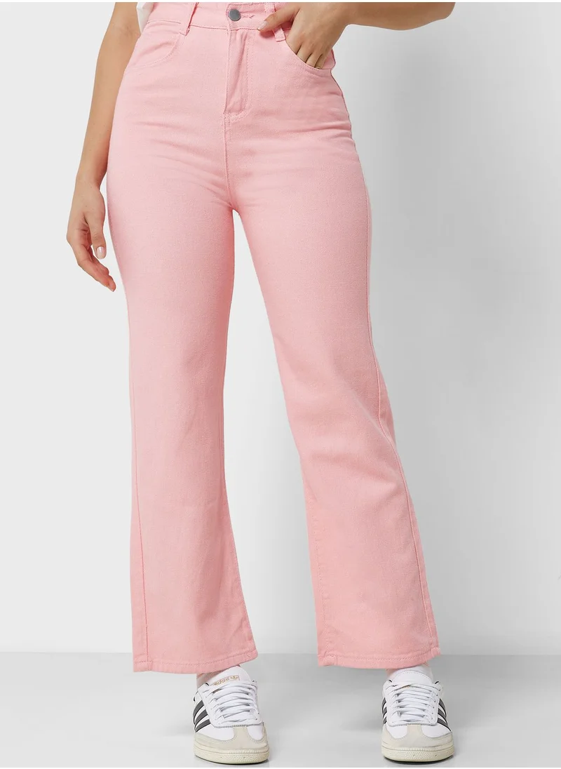 Ginger Straight Fit Colored Jeans