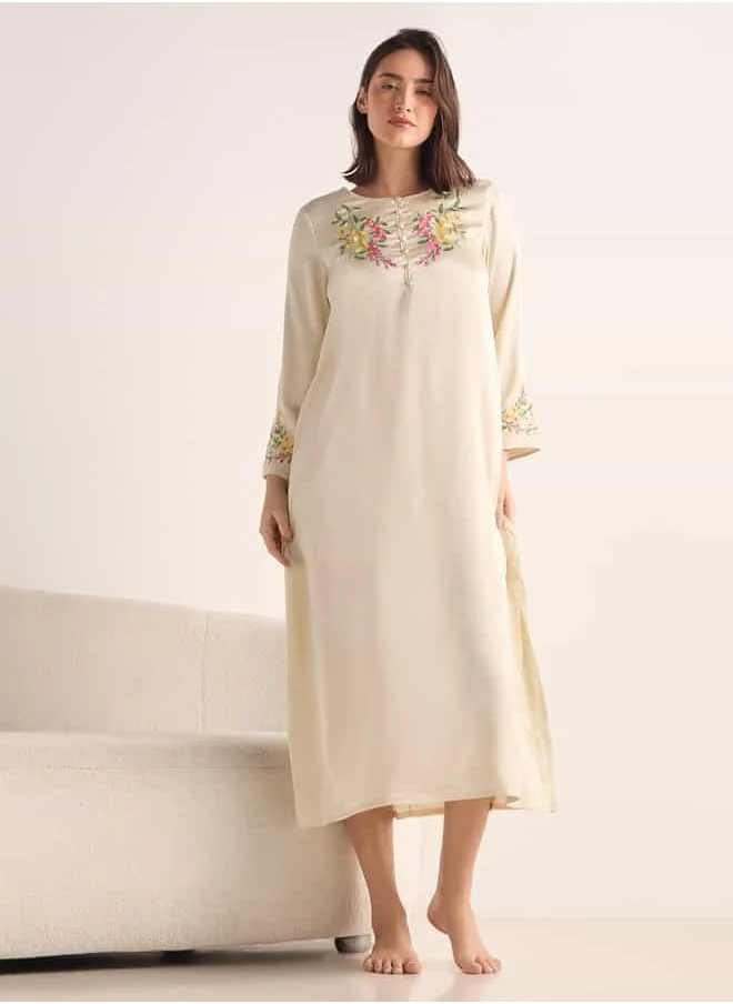 FAV Embroidered Night Dress
