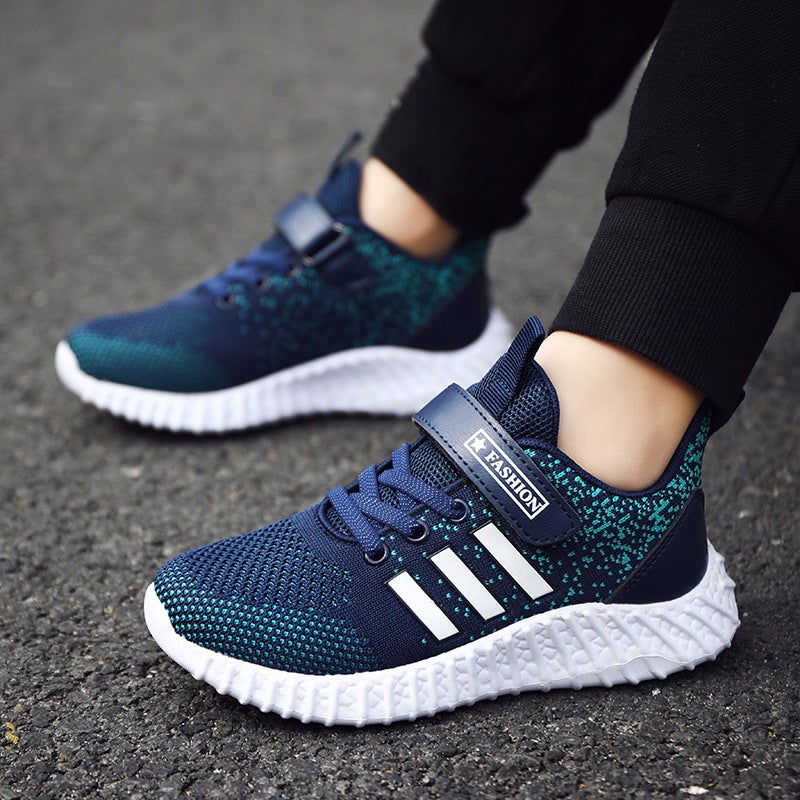 Fujian Manufacturers Children'S Net Shoes 2022 New Spring Boys Net Shoes Breathable Net Surface Medium And Large Children'S Double Net Light - Image 2