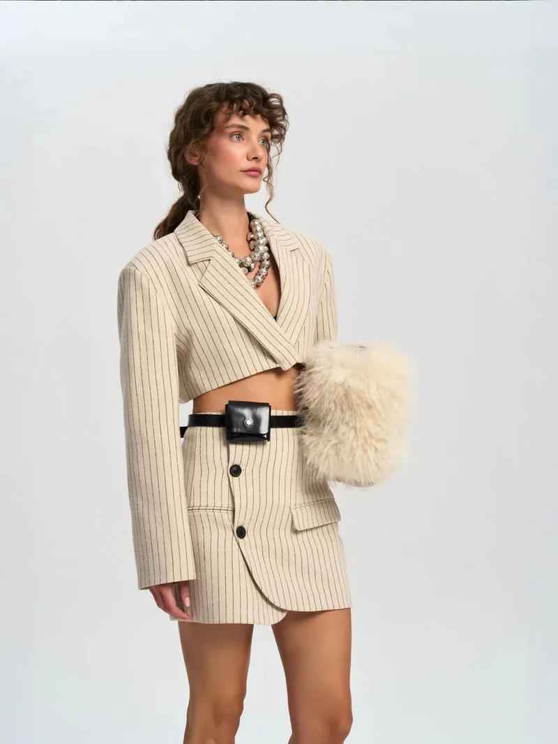 Mai Collection MAI STUDIOS Elegant Jacket-Skirt Set