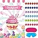 Hxezoc Pin the Cherry on the Cupcake Game With 36 Pcs Cherries Large Cupcake Party Games Poster for Kids Girls Candy Birthday Party Carnival Party Supplies - Image 2