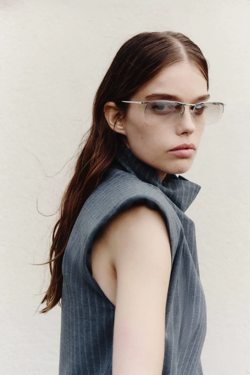 H&M  Stand-collar wrap waistcoat for Women | Best Price UAE