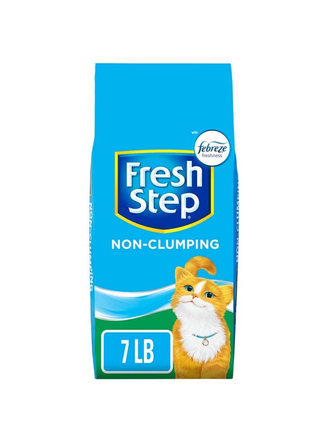 Fresh Step Non-Clumping Premium Cat Litter with Febreze Freshness, Scented - 7 Pounds (Package May Vary) - Image 1