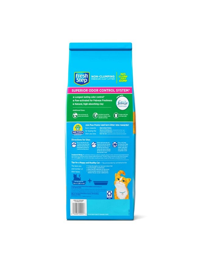 Fresh Step Non-Clumping Premium Cat Litter with Febreze Freshness, Scented - 7 Pounds (Package May Vary) - Image 4