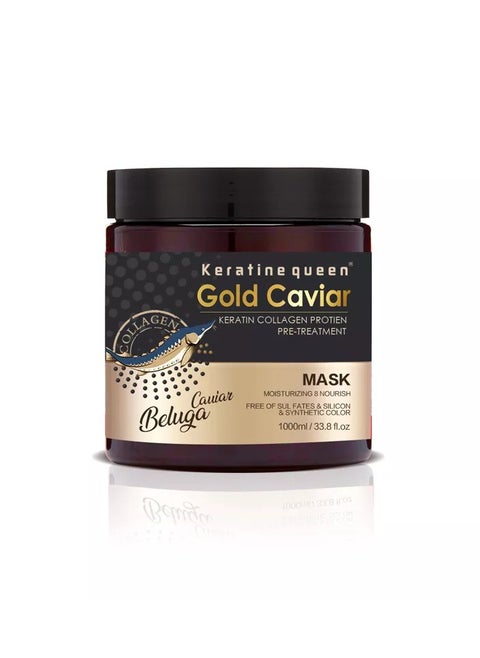 Keratine Queen Gold Caviar Beluga Hair Mask 800ml