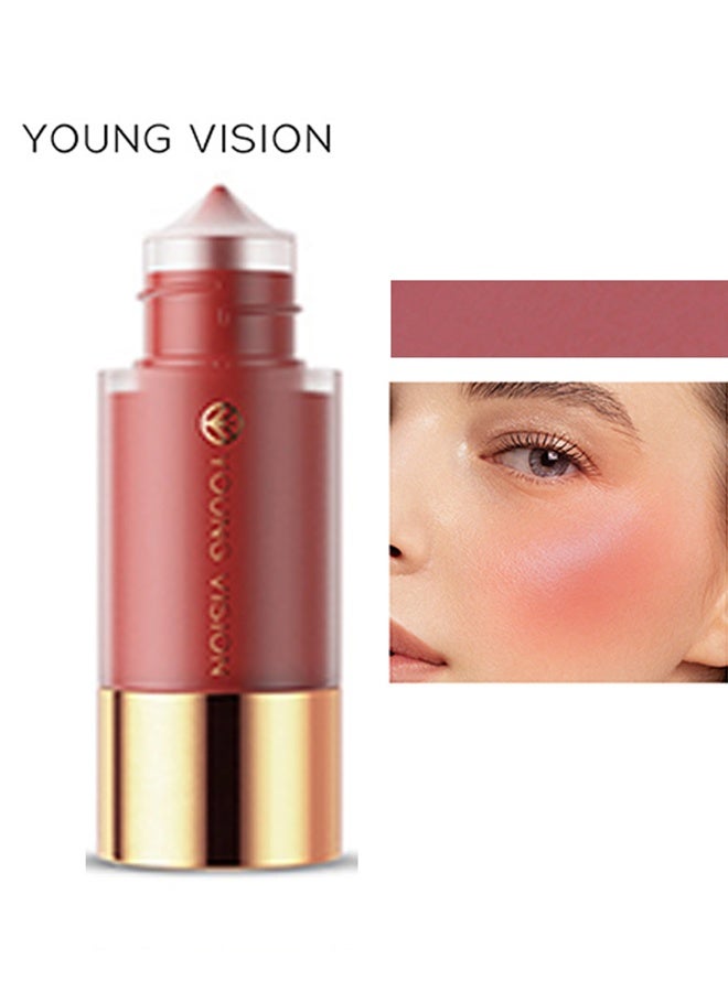 يونج فيجن أحمر الخدود السائل ، كريم أحمر الخدود السائل أحمر الخدود كريم أحمر الخدود خفيف الوزن ، أحمر الأحمر الناعم المشرق - # 06 - Image 1