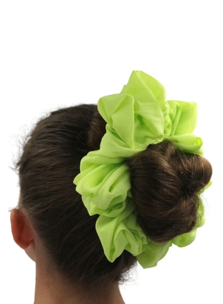 D'Daniela D'Daniela - Elastic Volumizing Hijab Scrunchie Tie Bun - Lime Green