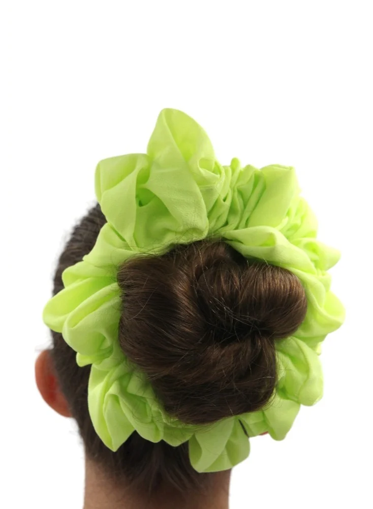 D'Daniela D'Daniela - Elastic Volumizing Hijab Scrunchie Tie Bun - Lime Green
