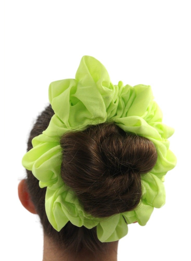 دىدانيالا ربطة حجاب دانيللا المطاطية لتكثيف الشعر باللون الأخضر الليموني - Image 4