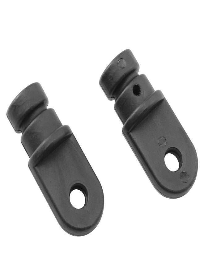 DGHAOP Bimini Top Fitting 2PCS 5/8 Inches OD Bimini Top Lightweight Black Nylon Round Inside Eye End for Marines Boats Yachts Ships, 5/8 inch Internal Eye End - Image 4