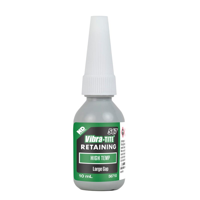 Vibra-TITE 567 Green High Temperature Retaining Compound, 10ml Bottle - Image 4