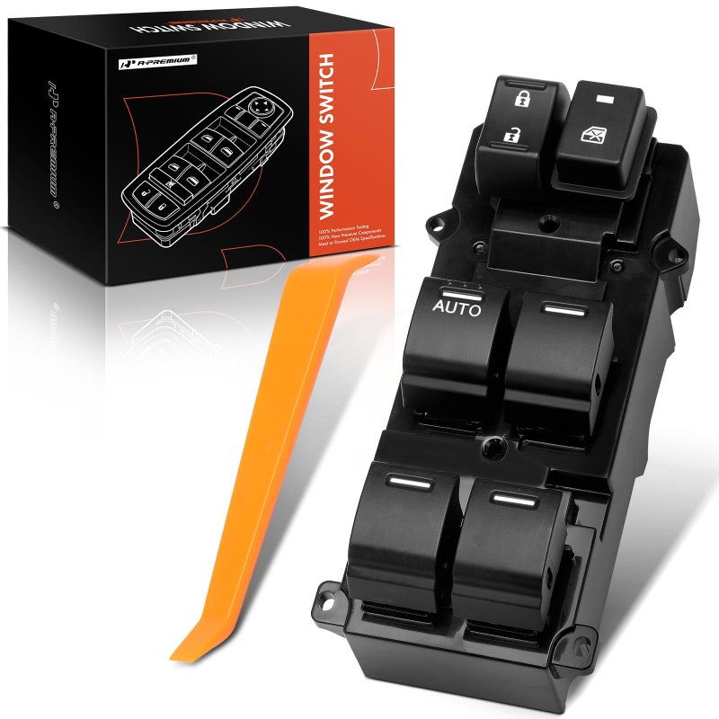 مفتاح نافذة الطاقة APremium متوافق مع هوندا سيفيك 2012 2013 سيدان 4 أبواب الجهة اليسرى الأمامية للسائق استبدال 35750TR0A11