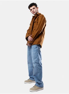 RAVIN Solid Casual Long Sleeves Havana Winter Shirt  - Image 2